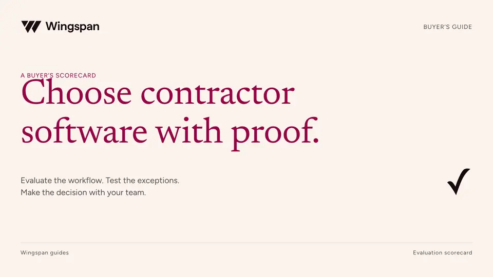 How to evaluate contractor management software: a buyer’s scorecard