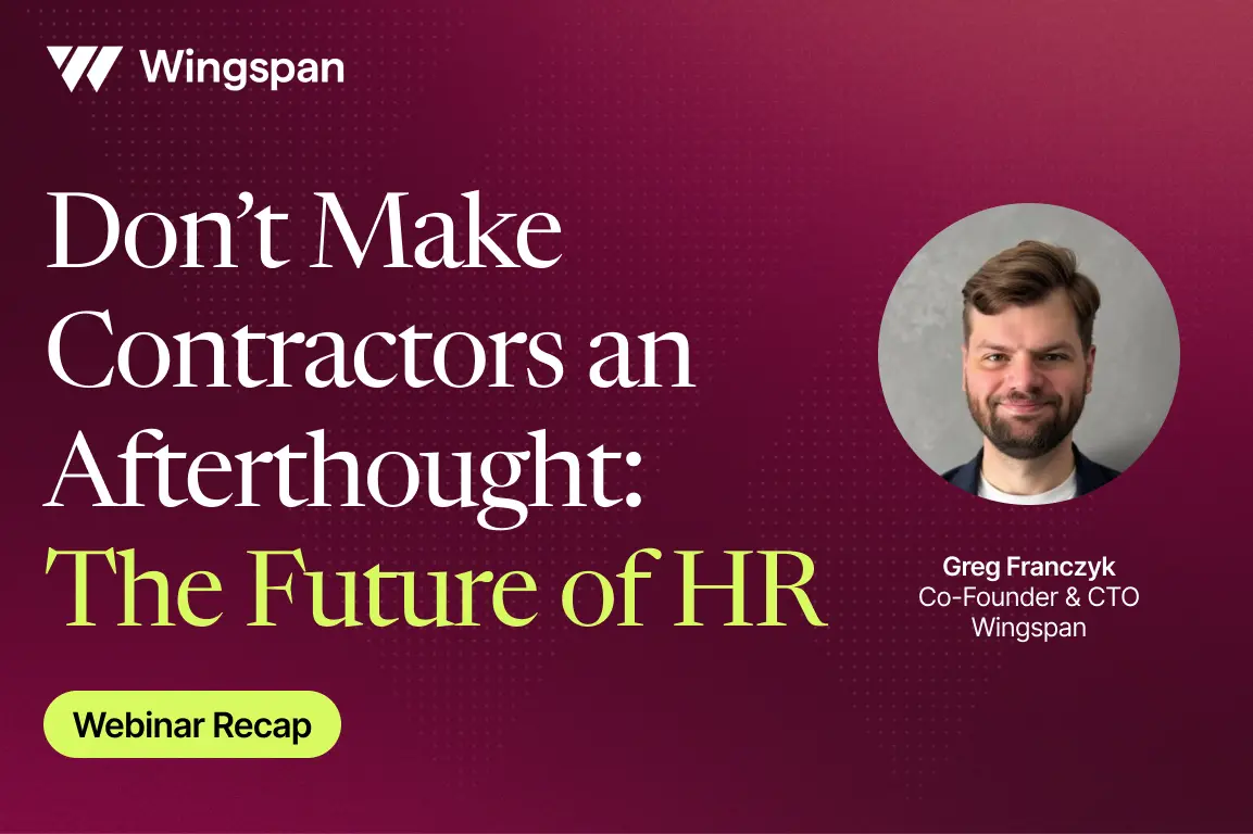 Don’t Make Contractors an Afterthought
