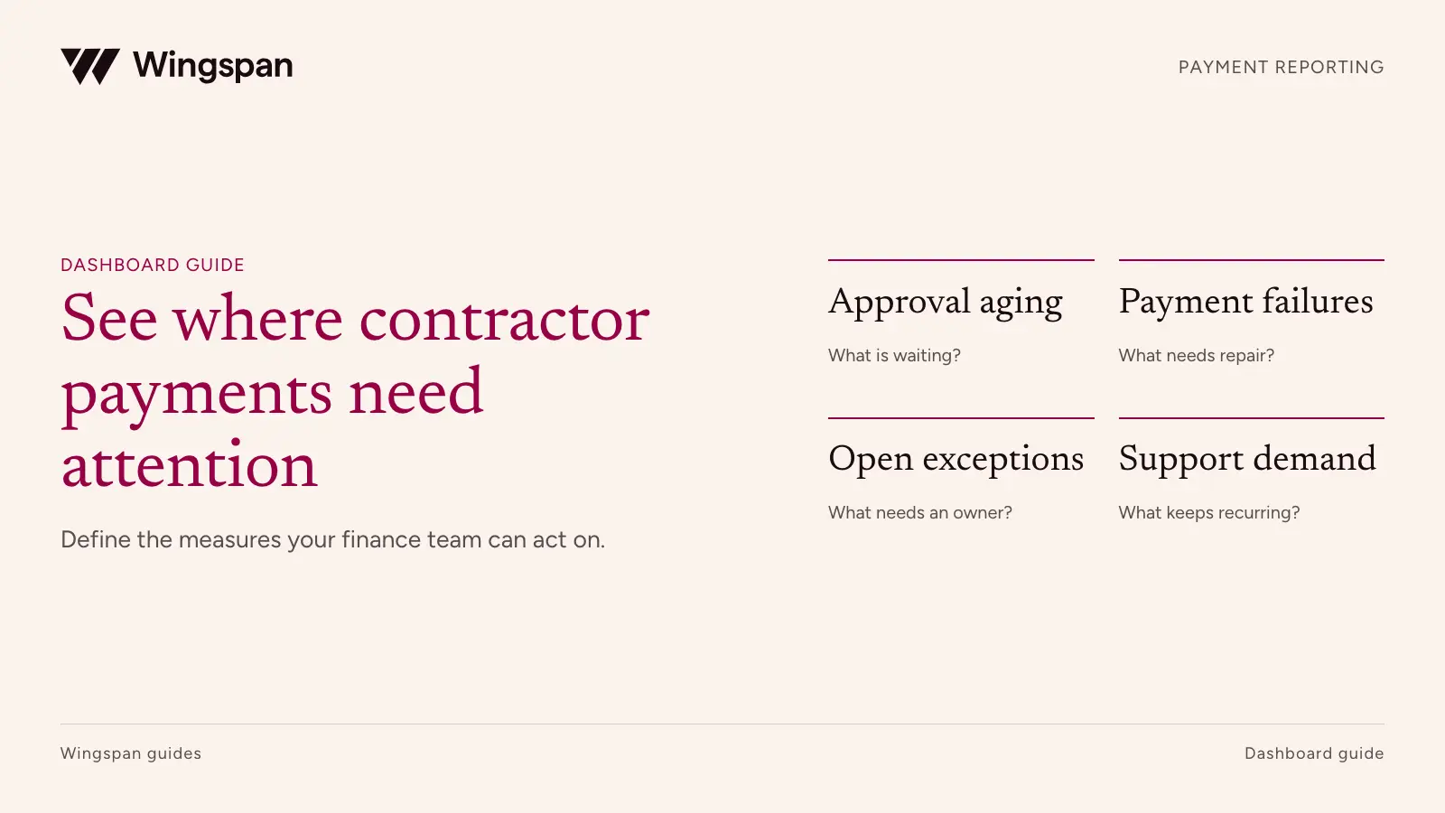 Contractor payment reporting: the dashboard finance teams need
