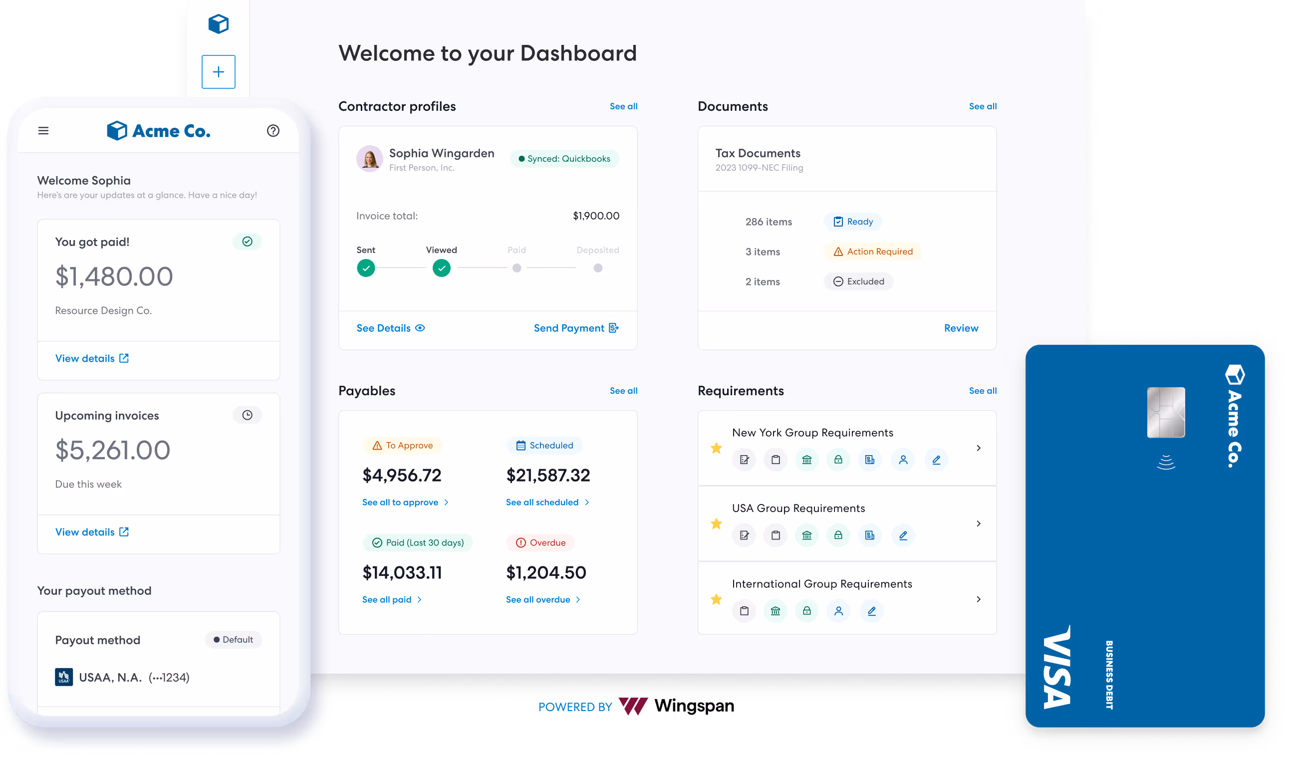 White label contractor dashboard