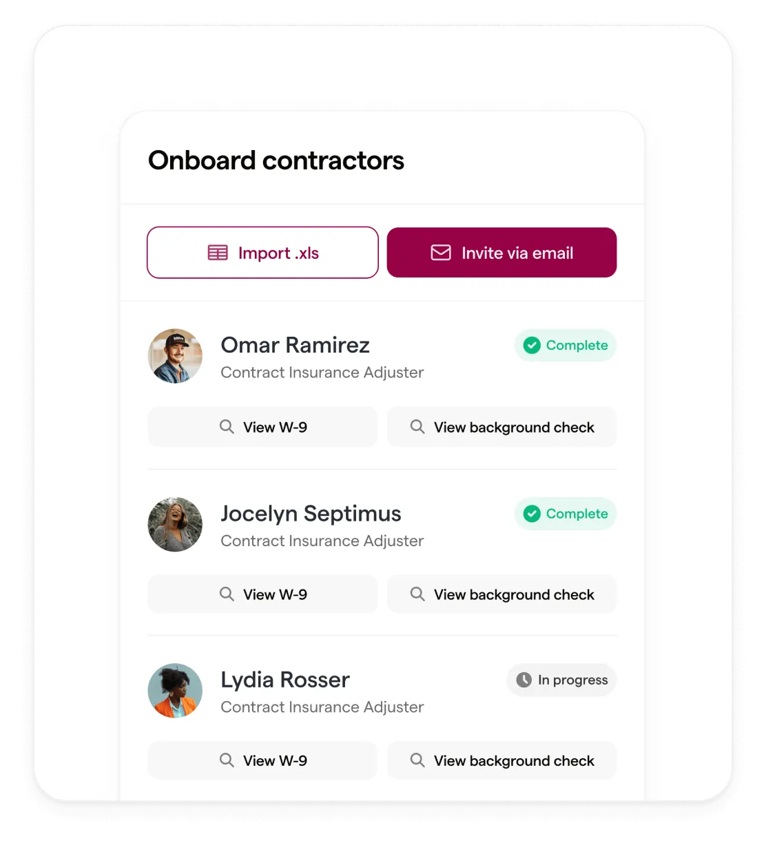 Automated onboarding UI