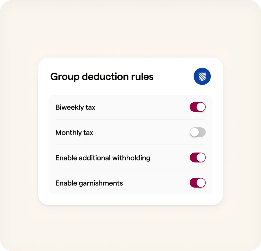 Complex payment schedule configuration