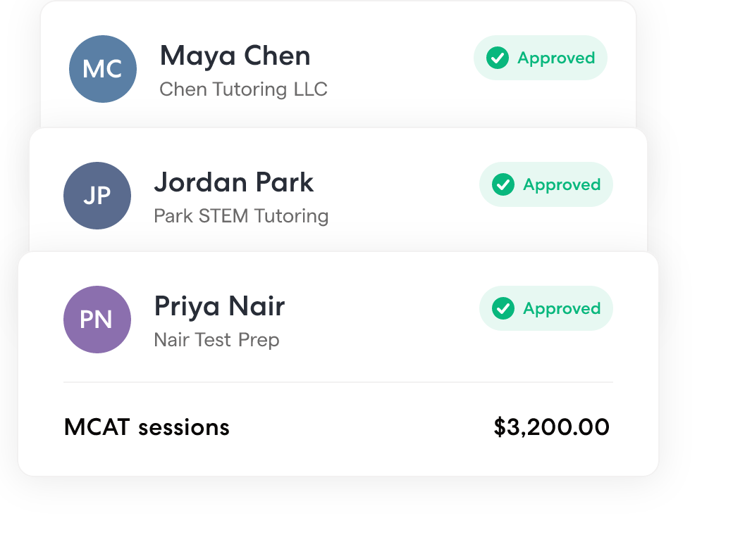 Wingspan payments dashboard