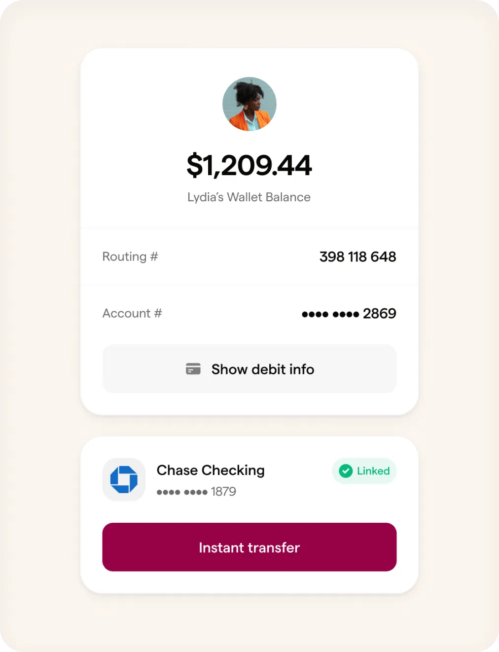 Multiple payment method options for contractors